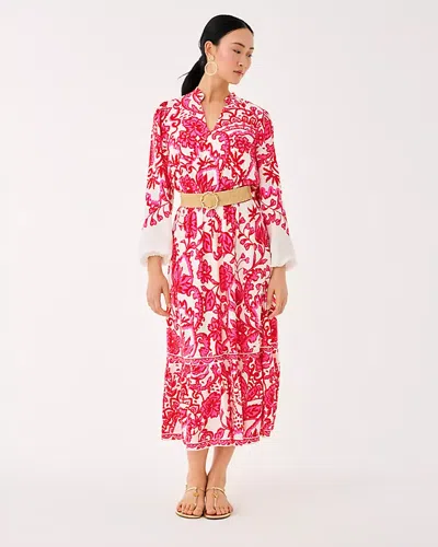 Lilly Pulitzer Axton Midi Dress In Pink