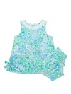 LILLY PULITZER BABY GIRL'S LILLY SHIFT DRESS & BLOOMERS SET