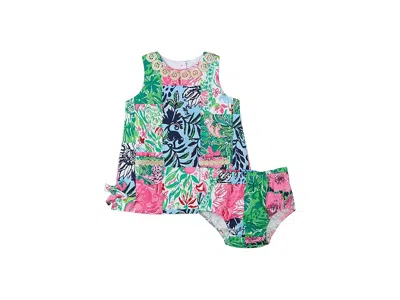 Lilly Pulitzer Kids' Baby Lilly Shift (infant) Girl's Dress Party Punch Patch : 12-18 Months, Cotton In Multi