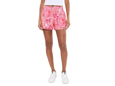 Lilly Pulitzer Backcourt Shorts Upf 50+ Women's Shorts Paradise Punch Jims Stuff: Sm 4 In Pink