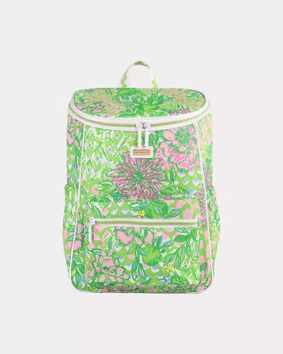 Lilly Pulitzer Backpack Cooler In Fauna Green Lime Feeling Good Accessories Small