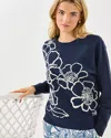Lilly Pulitzer Ballad Cotton Sweatshirt In Blue
