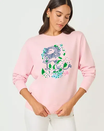 Lilly Pulitzer Ballad Cotton Sweatshirt In Pink
