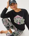 Lilly Pulitzer Ballad Cotton Sweatshirt In Black