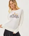 Lilly Pulitzer Ballad Cotton Sweatshirt In White