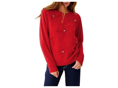 Lilly Pulitzer Ballad Long Sleeve Sweatshirt In Red