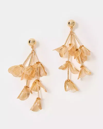 Lilly Pulitzer Balmy Petal Earrings In Gold