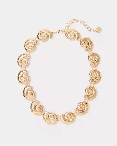 Lilly Pulitzer Barefoot Beachcomber Necklace In Gold