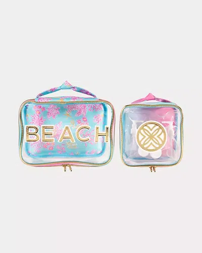 Lilly Pulitzer Beach Accessories Pouch Set