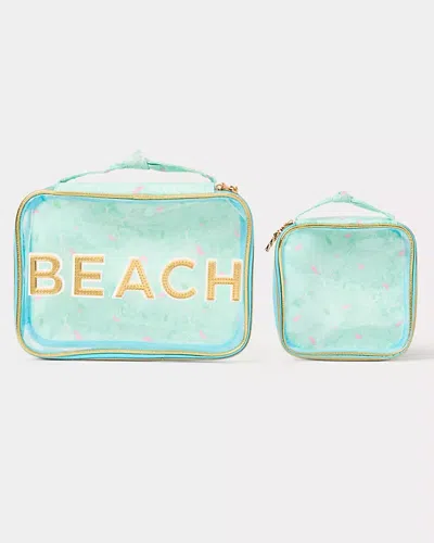 Lilly Pulitzer Beach Accessories Pouch Set In Green