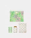 Lilly Pulitzer Beach Day Pouch In Fauna Green Lime Feeling Good Accessories Small