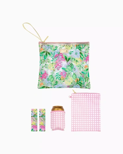 Lilly Pulitzer Beach Day Pouch In Multi Via Amore Spritzer