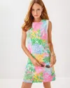 Lilly Pulitzer Beckler Shift Dress In Multi Bright Delight Patch