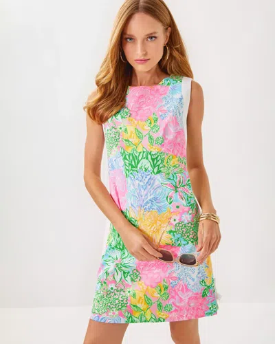 Lilly Pulitzer Beckler Shift Dress In Multi Bright Delight Patch