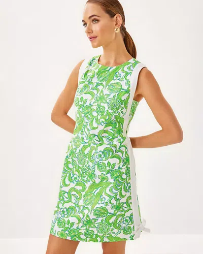 Lilly Pulitzer Beckler Shift Dress In Resort White Daffodil Hill