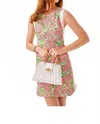 Lilly Pulitzer Beckler Stretch Shift Dress In Rousseau Pink Mane Character Energy In Multi