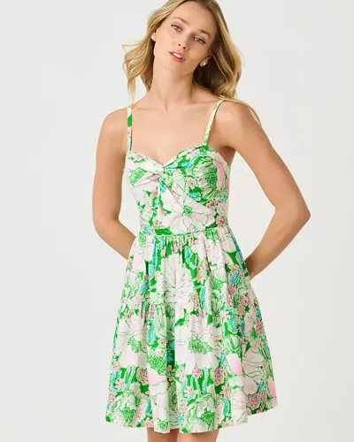 Lilly Pulitzer Bennet Stretch Dress In Putting Green Poppyland