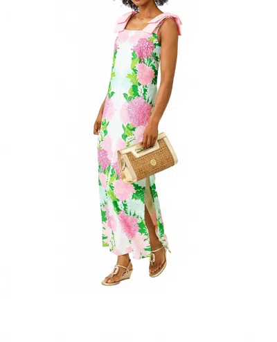 Lilly Pulitzer Bernice Maxi Dress In Terrace Green Go With The Flow Engineered In Multi