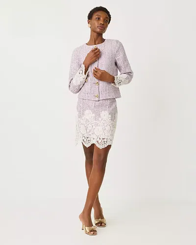 Lilly Pulitzer Bettany Boucle Skirt In Purple