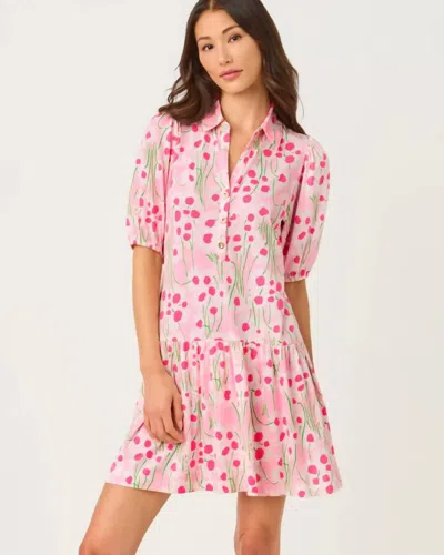 Lilly Pulitzer Bingley Mini Dress In Conch Shell Pink Sunny Daisies