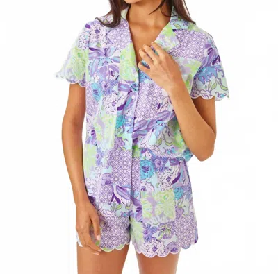 Lilly Pulitzer Biscayne Pajama Short In Multi Juicy Story Patch