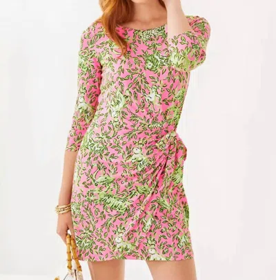 Lilly Pulitzer Blaise 3/4 Sleeve Romper In Multicolor