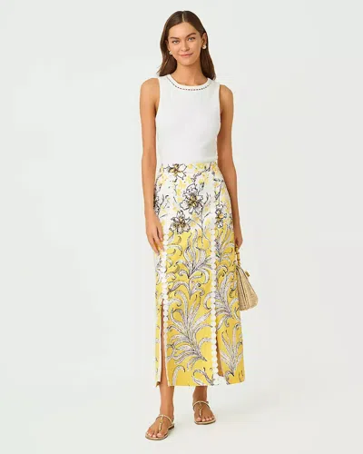 Lilly Pulitzer Bradley Maxi Skirt In Yellow