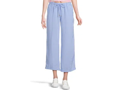 Lilly Pulitzer Brawley Linen Crop Pants In Blue