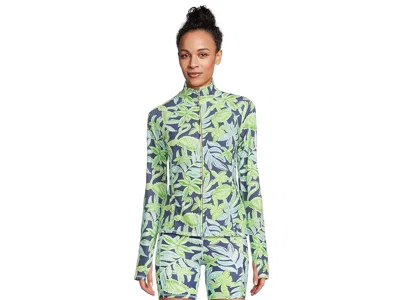 Lilly Pulitzer Breaker Jacket Upf 50+ In Green