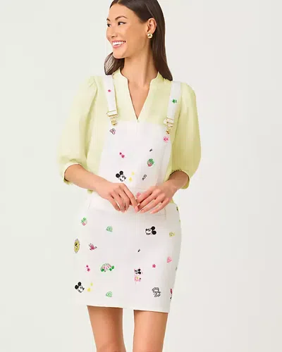 Lilly Pulitzer Brewynn Denim Skirtall In Yellow