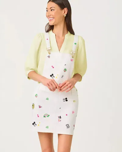 Lilly Pulitzer Brewynn Denim Skirtall In White