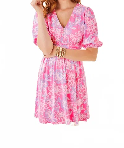 Lilly Pulitzer Brightan Dress In Rousseau Pink Zen Garden