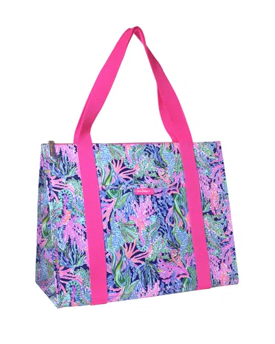 Lilly Pulitzer Bringing Mermaid Back Insulated Market Shopper In Multi