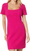 Lilly Pulitzer Brinley Stretch Shift In Mystique Pink Wavy Knit Jacquard In Multi
