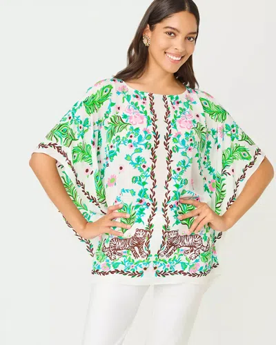 Lilly Pulitzer Brittina Caftan Tunic In Black