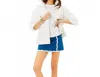 Lilly Pulitzer Brixley Denim Jacket In Resort White In White