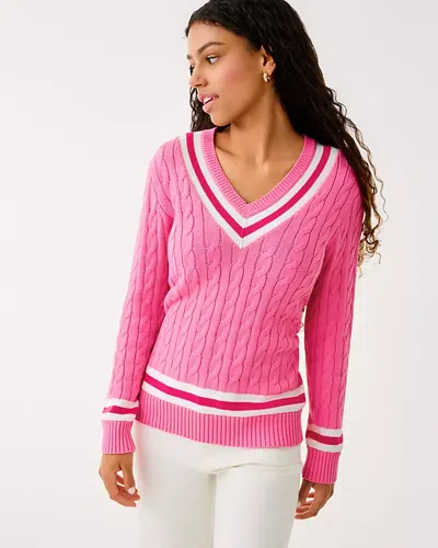 Lilly Pulitzer Brockton Cotton Sweater In Pink