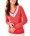 Lilly Pulitzer Brockton Sweater In Red
