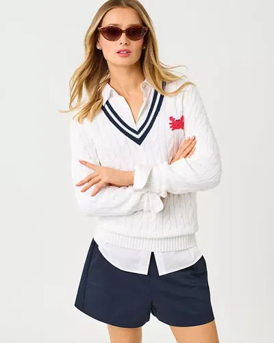 Lilly Pulitzer Brockton Sweater In White