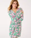 Lilly Pulitzer Brona Pajama Sleep Dress In Multi