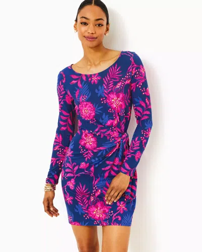 Lilly Pulitzer Bryson Dress In Blue Med Never Ending Summer