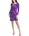 Lilly Pulitzer Bryson Long Sleeve Dress In Blue