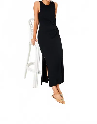Lilly Pulitzer Bryson Sleeveless Maxi Dress In Noir In Black