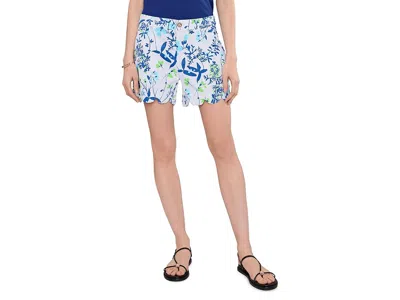 Lilly Pulitzer Buttercup Mid-rise Shorts Women's Shorts Resort White Sea Blooms: 6 5