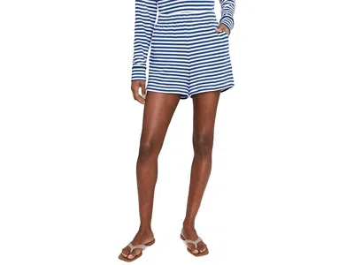 Lilly Pulitzer Cain Shorts Women's Clothing Starlight Navy Saint Tropez Stripe: Xl 4 In Blue