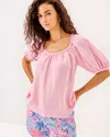 Lilly Pulitzer Calais Short Sleeve Top