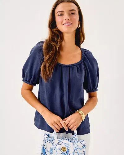Lilly Pulitzer Calais Short Sleeve Top