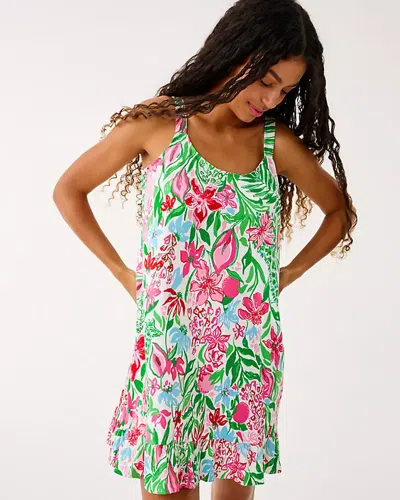 Lilly Pulitzer Caley Pajama Sleep Dress In Multi