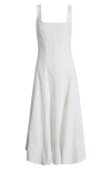 Lilly Pulitzer Calina Linen Midi Dress In Resort White