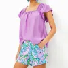 Lilly Pulitzer Callahan Stretch Short In Seacret Escape In Multi